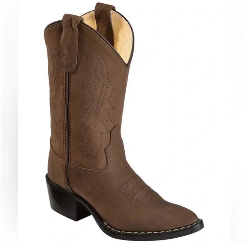 Cody James Brown Leather Cowboy Western Boots Fits Size 6-7